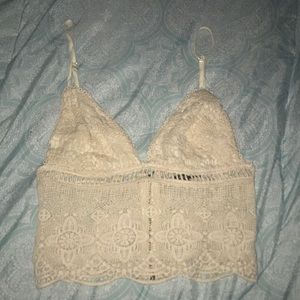 Crochet Kendall and Kylie Cropped tank